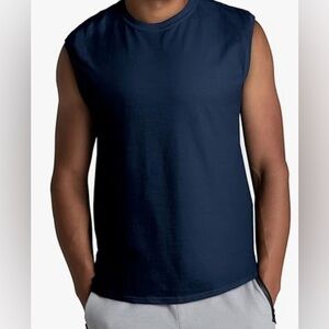 Fruit of the Loom 2 Pack Men's Eversoft Cotton Sleeveless T Shirt NEW IN PACKAGE